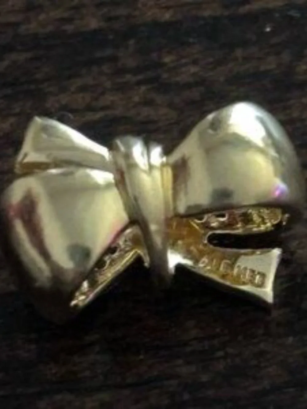 Authentic Sparkling Bow Pandora Charm